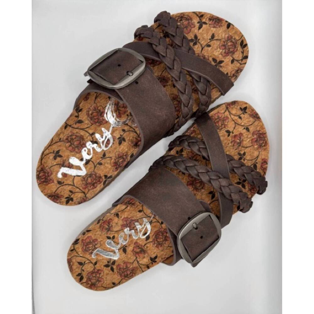 NEW VERY G women's nora sandal in brown